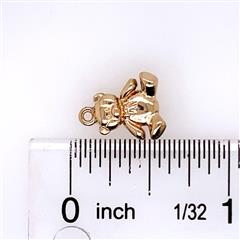 James Avery Teddy Bear 14K Yellow Gold Charm